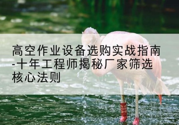 稷山剪叉式升降机厂家-高空作业设备选购实战指南-十年工程师揭秘厂家筛选核心法则